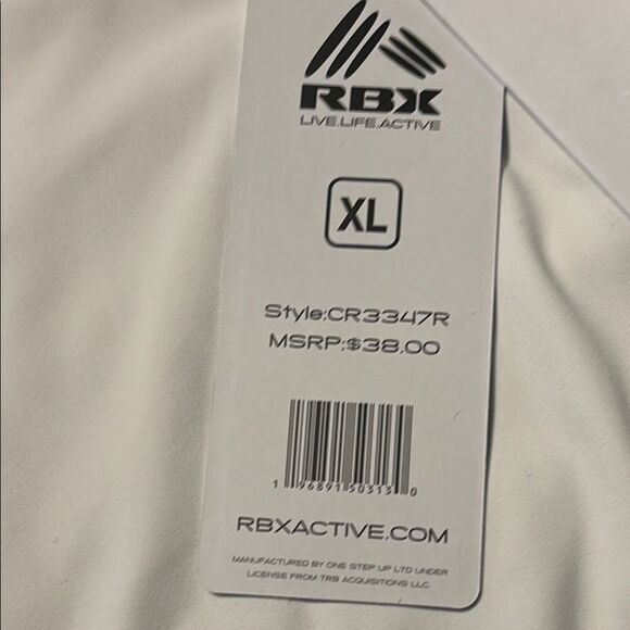 RBX White Relaxed Tank Top - Picture 4 of 6